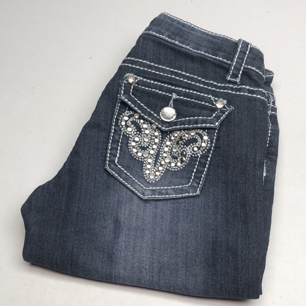 ROADRUNNER WIDE LEG DENIM CAPRI JEANS 4/27x20 ⭐️